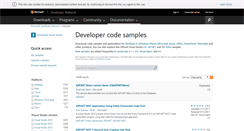 Desktop Screenshot of code.msdn.microsoft.com