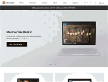 Tablet Screenshot of microsoft.com