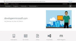 Desktop Screenshot of msdn.microsoft.com
