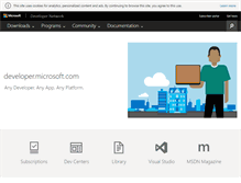 Tablet Screenshot of msdn.microsoft.com