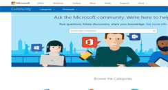 Desktop Screenshot of answers.microsoft.com