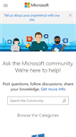 Mobile Screenshot of answers.microsoft.com